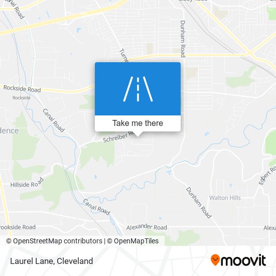 Mapa de Laurel Lane