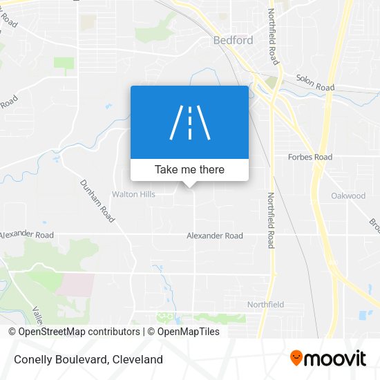 Mapa de Conelly Boulevard