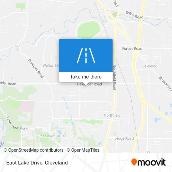 Mapa de East Lake Drive