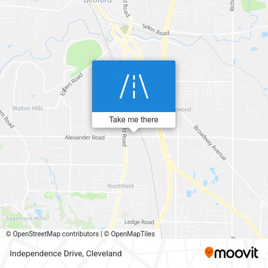 Independence Drive map