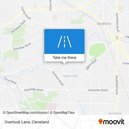 Overlook Lane map