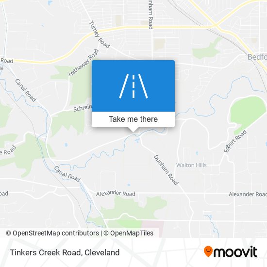 Mapa de Tinkers Creek Road