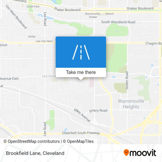 Mapa de Brookfield Lane