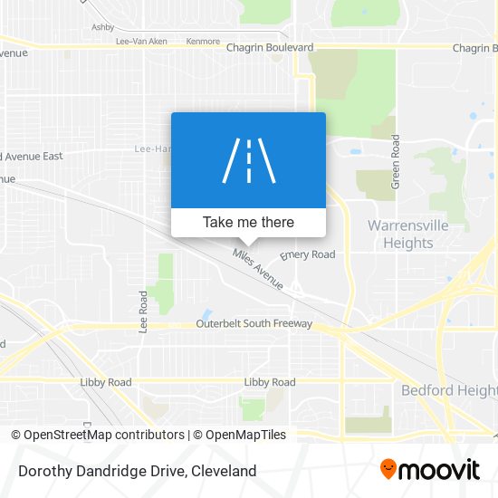 Dorothy Dandridge Drive map