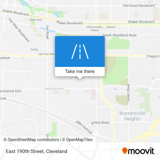 Mapa de East 190th Street