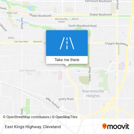 East Kings Highway map