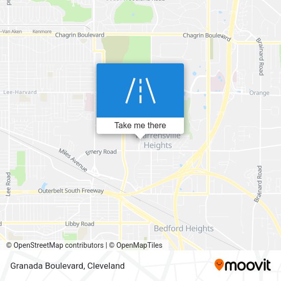 Granada Boulevard map
