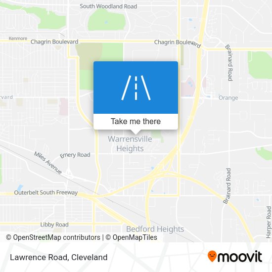 Mapa de Lawrence Road