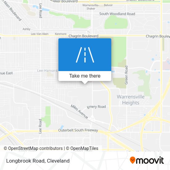 Mapa de Longbrook Road