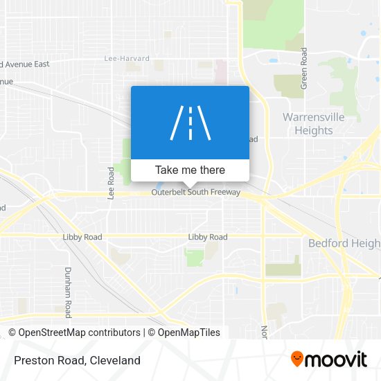 Mapa de Preston Road