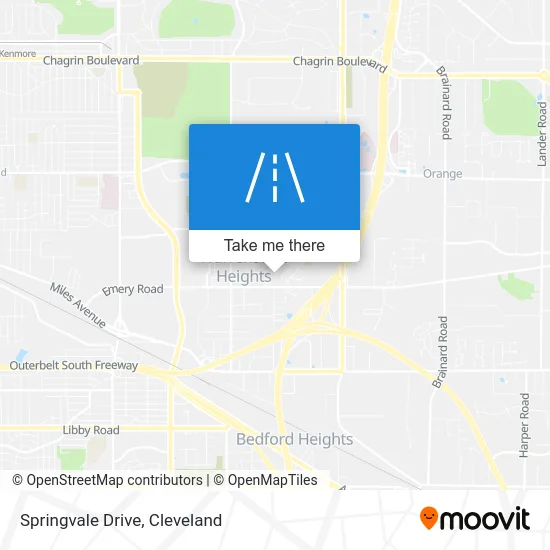Springvale Drive map