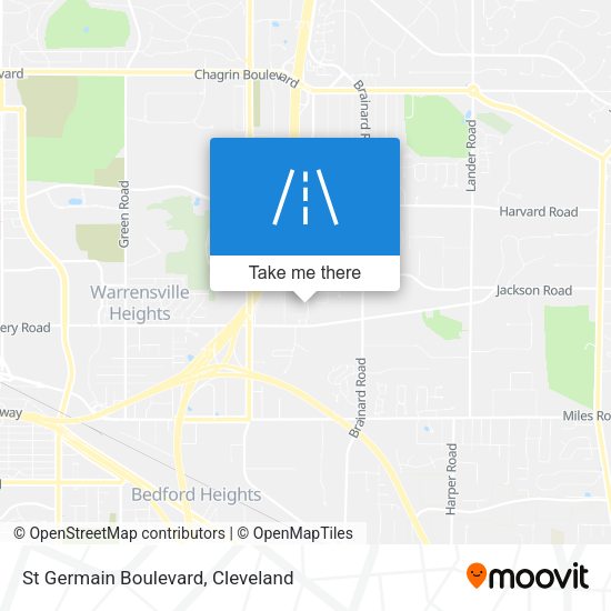 St Germain Boulevard map