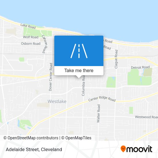 Mapa de Adelaide Street