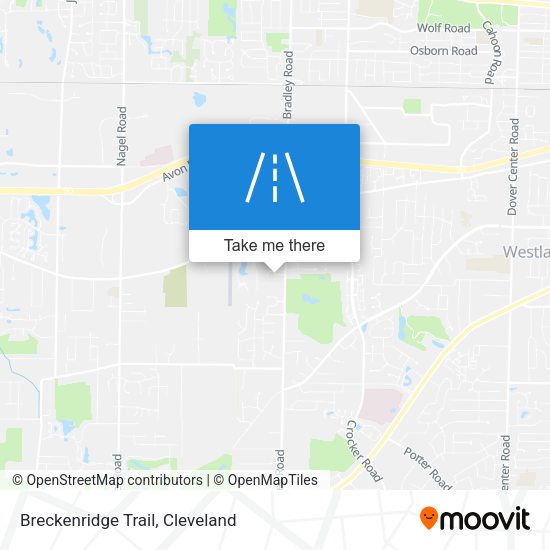 Breckenridge Trail map