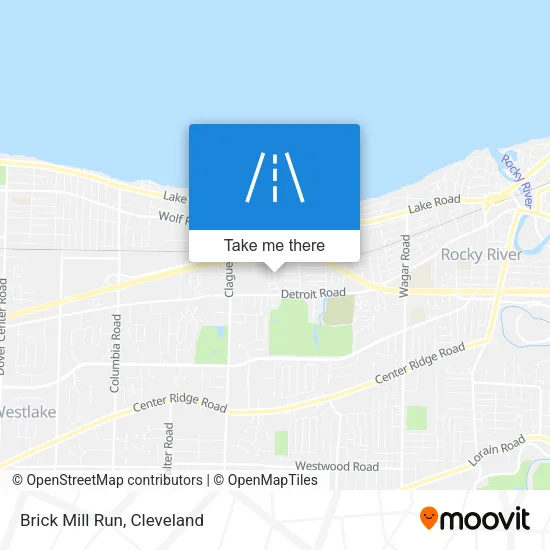 Brick Mill Run map