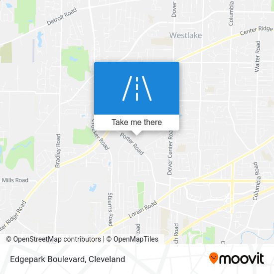 Mapa de Edgepark Boulevard