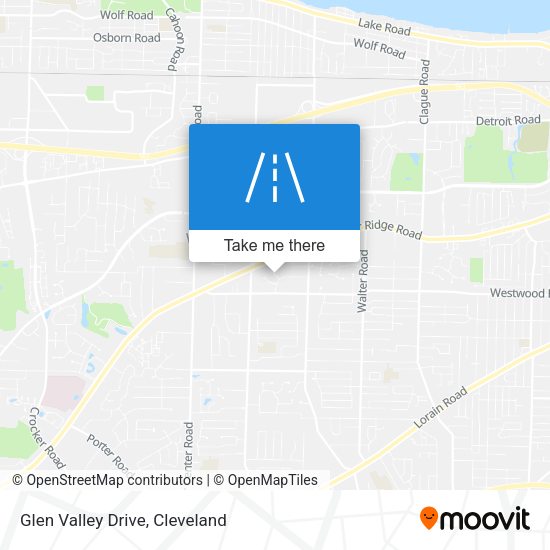 Glen Valley Drive map