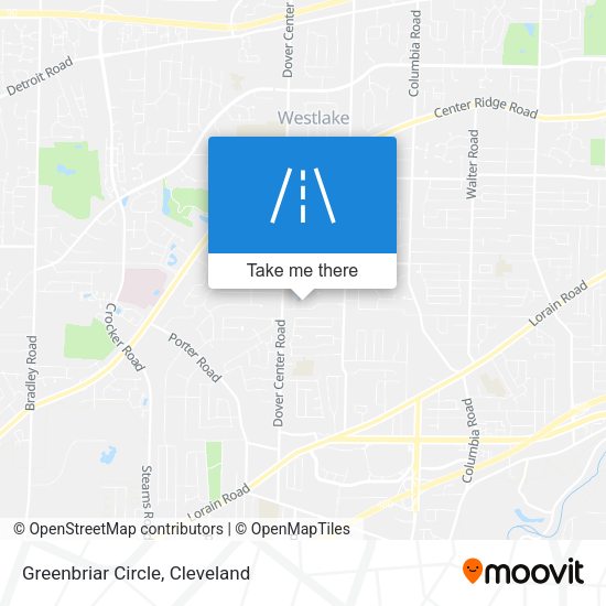 Greenbriar Circle map