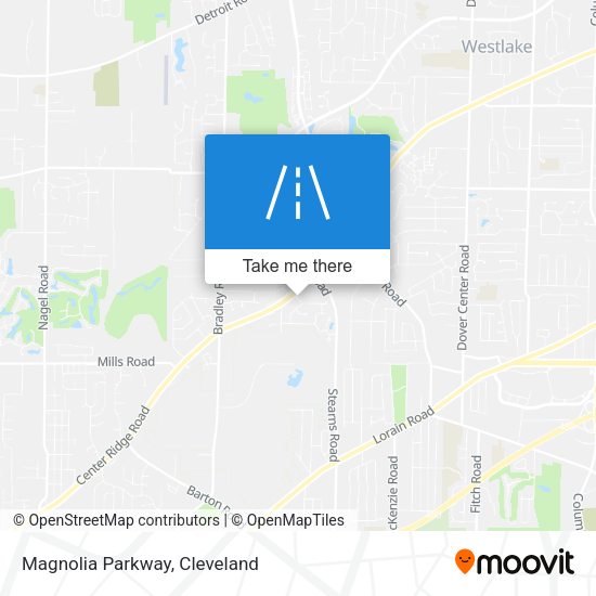 Mapa de Magnolia Parkway