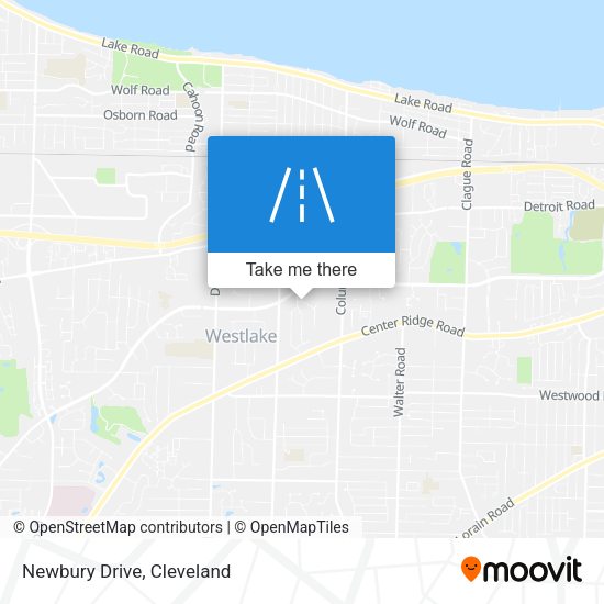 Mapa de Newbury Drive