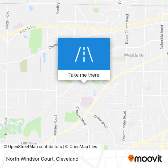 Mapa de North Windsor Court