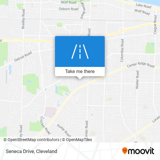 Seneca Drive map