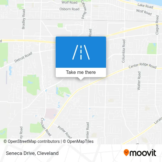 Seneca Drive map