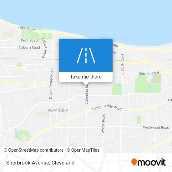 Mapa de Sherbrook Avenue