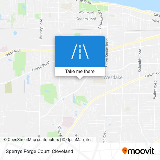 Mapa de Sperrys Forge Court