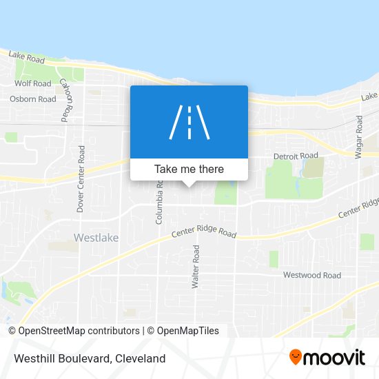 Westhill Boulevard map