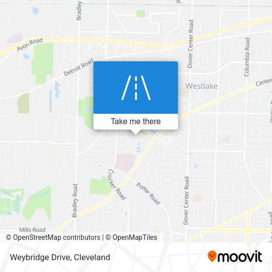 Mapa de Weybridge Drive