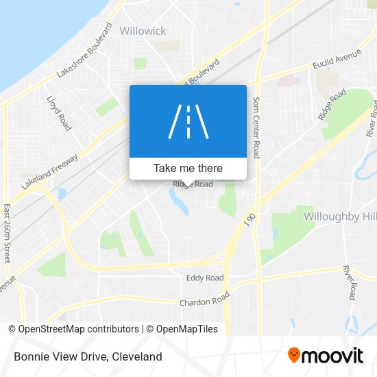 Bonnie View Drive map