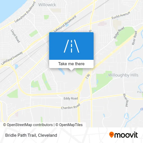 Bridle Path Trail map