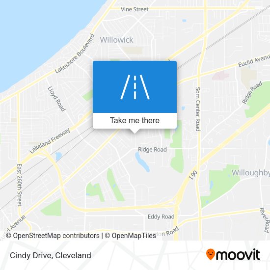 Cindy Drive map