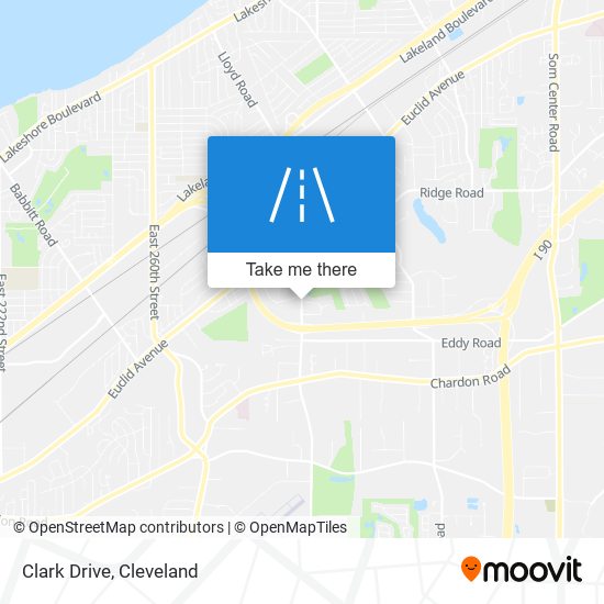 Clark Drive map