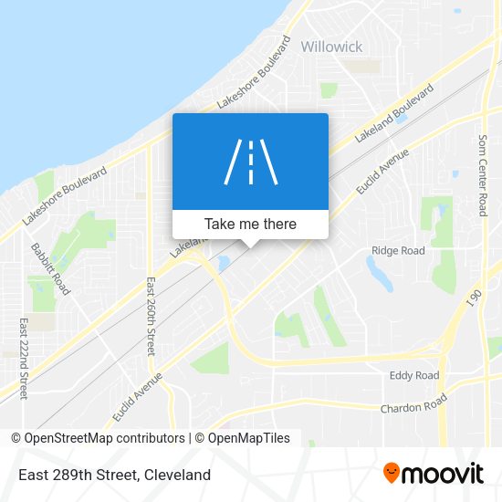 Mapa de East 289th Street