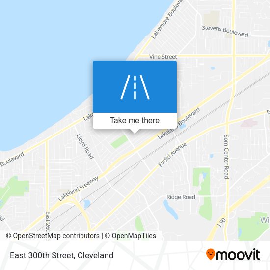 Mapa de East 300th Street