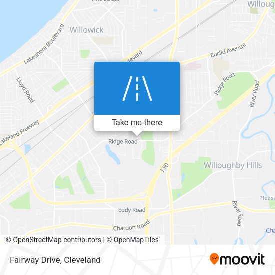 Mapa de Fairway Drive