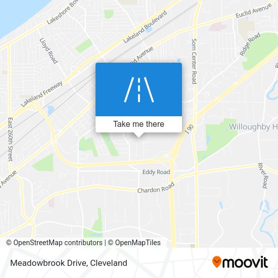 Meadowbrook Drive map