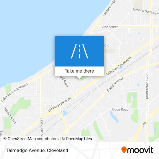 Mapa de Talmadge Avenue