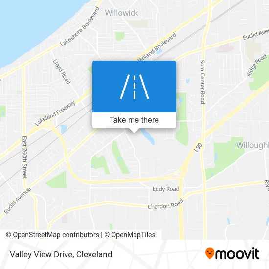 Valley View Drive map