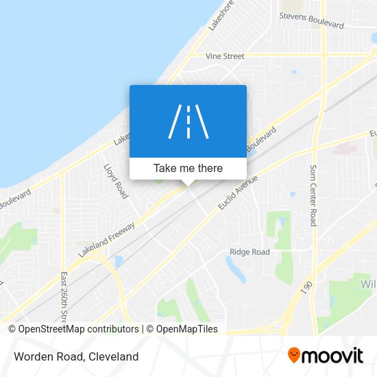Mapa de Worden Road