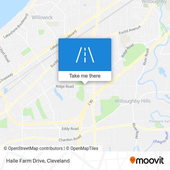 ¿Cómo llegar a Halle Farm Drive, Willoughby en Autobús?