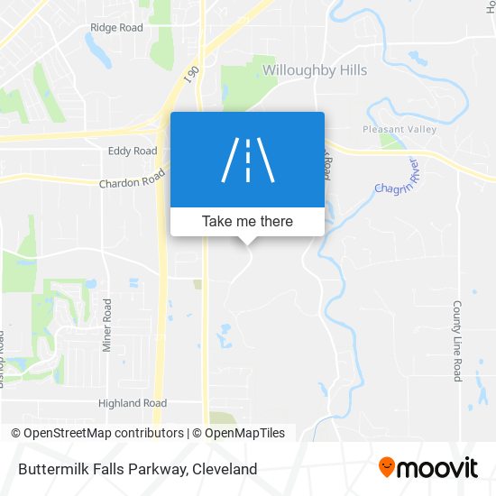 Buttermilk Falls Parkway map