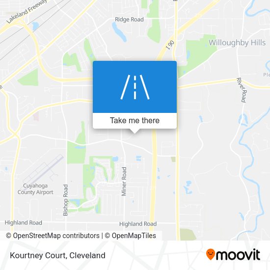 Mapa de Kourtney Court