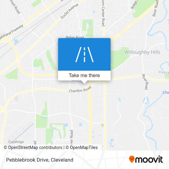 Mapa de Pebblebrook Drive