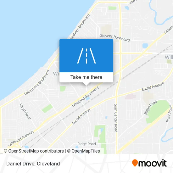 Daniel Drive map