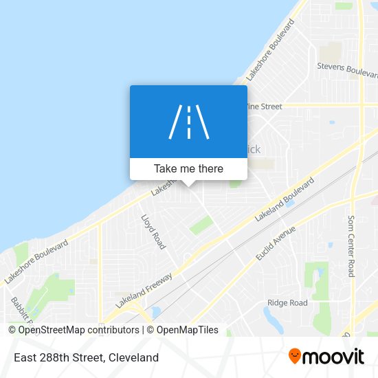 Mapa de East 288th Street