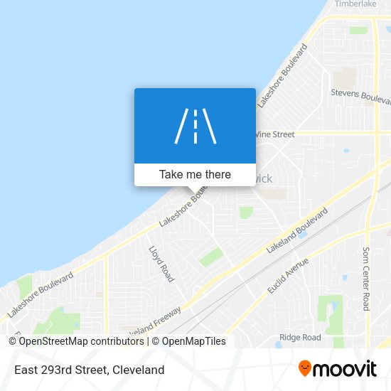 Mapa de East 293rd Street
