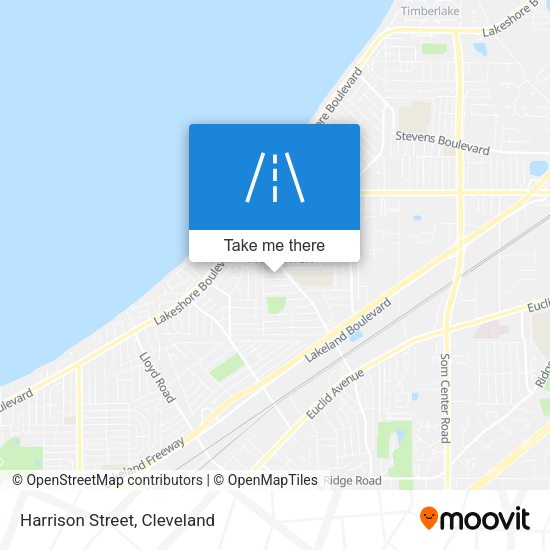 Mapa de Harrison Street